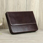 Luxury Genuine Leather 12 Slots Fountain Pen Case Box Office School Stationery Pen Storage Pouch Holder with Removable Pen Tray