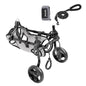 Dog Wheelchair Cart Lightweight Doggy Wheelchair Breathable Mesh Fabric Easy Assembly for Medium To Small Breeds for Back Legs