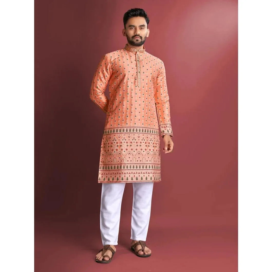 Mens Kurtta Abaya Thobe Arabic Longline Muslim Henley Kaftan Banded Plain Gown Shirts Men's Muslim Kaftan 2026 National style