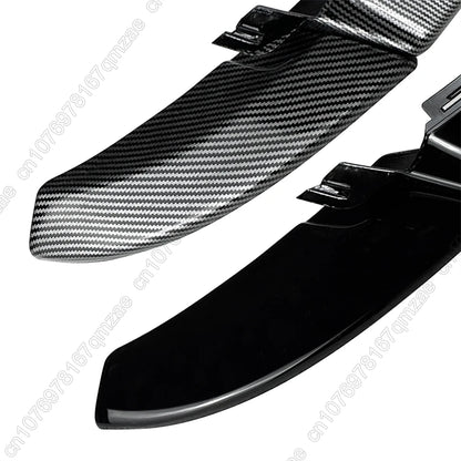 With Led Light Car Rear Bumper Diffuser For VW Golf 6 MK6 Standard TDI TSI 2008-2013 Rear Spoiler Splitters ABS Body kits Tuning