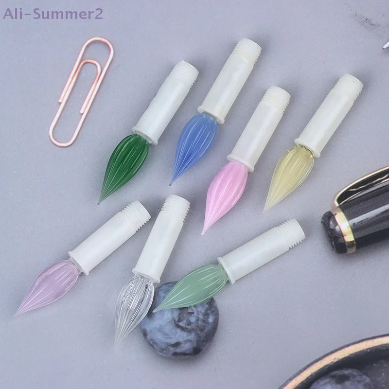 Glass Pen Nib Fit For Jinhao 82 Fountain Pen Dip The Pen Tip In Water Stationery Office School Supplies Writing Gift Pen