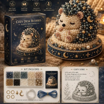 3D Design Animal Guardian Beading Kit Animal Shape Material Package Animal Bead Set with Colorful Beads Handmade Bead Craft Set
