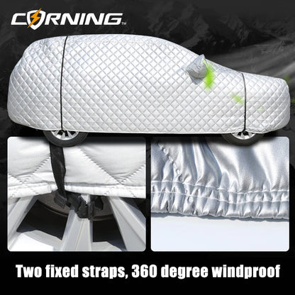 Car Covers Winter Warm Car Cover For Sun And Rain Protection Snow Hail Prevention Full Wrap Car Coats Cotton Fleece Thickened