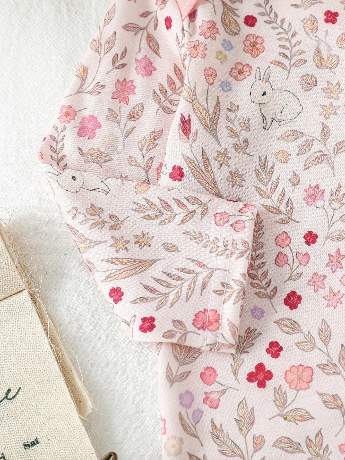 3Pces Autumn Long Sleeve  Baby Bodysuit Girl  Clothes New Print Floral Clothing Jumpsuit Cartoon Infant Outfits Casual