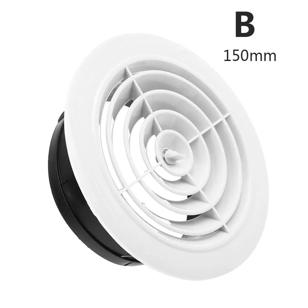 100/150mm Various Shapes Air Vent Extract Valve Grille Air Circulation Vents Cover Round Ducting Ventilation Cover Accessories