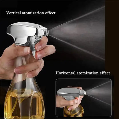 1pc New Oil Sprayer 200ML Glass Olive Oil Sprayer Bottle with Rotatable Nozzle Oil Spritzer Oil Mister for Air Fryer