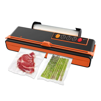 AGASHE Food Vacuum Sealer Machine, Degasser Vacuum Packer for Products with Cutter, Double Pump Air Packaging Machine for Kitche