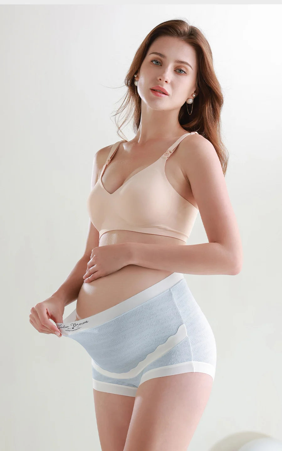 3pcs Plus Size Soft and Comfortable Maternity Panties Thin Breathable High Waist Support Belly Underwear Pregnancy Briefs