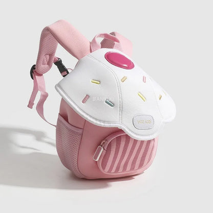 2025 New Mini Cute Mushroom Baby Backpack Kindergarten Popular Children's Small Camping Bag Pink Princess School Backpack Girls