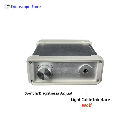 MINI Portable LED 50W 100W Endoscope Optics Microscope Laparoscopy Cystoscopy Light Source and Cable Pets Vet ENT Adjustable