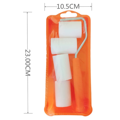 2 Inch Small Paint Roller Kit High-Density Foam Paint Roller Paint Tray Liner For Wall Painting Tools