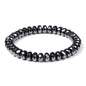 Men Hematite Bracelet Loss Weight No-magnetic Black Hematite Bead Bracelet Healing Health Therapy Balance Pulsera Jewelry Gift