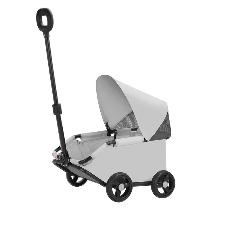 Foldable Pet Stroller Cart for Small Dogs Cats Puppy Kitten Outdoor Travel Carrier Toy Pushcart