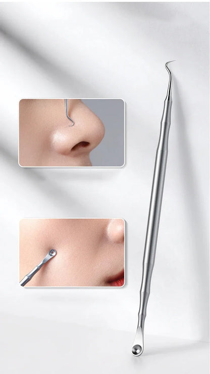 New 1pcs German Ultra-fine Cell Pimples Blackhead Whitehead Clip Beauty Salon Special Remove Acne Fat Particles Needle Tool