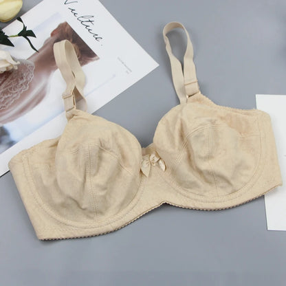 2024 New 36/80 38/85 40/90 42/95 44/100 46/105 48/110 DEF Cup Bras Ultrathin Kinit Underwear For Women Plus Size Lingerie