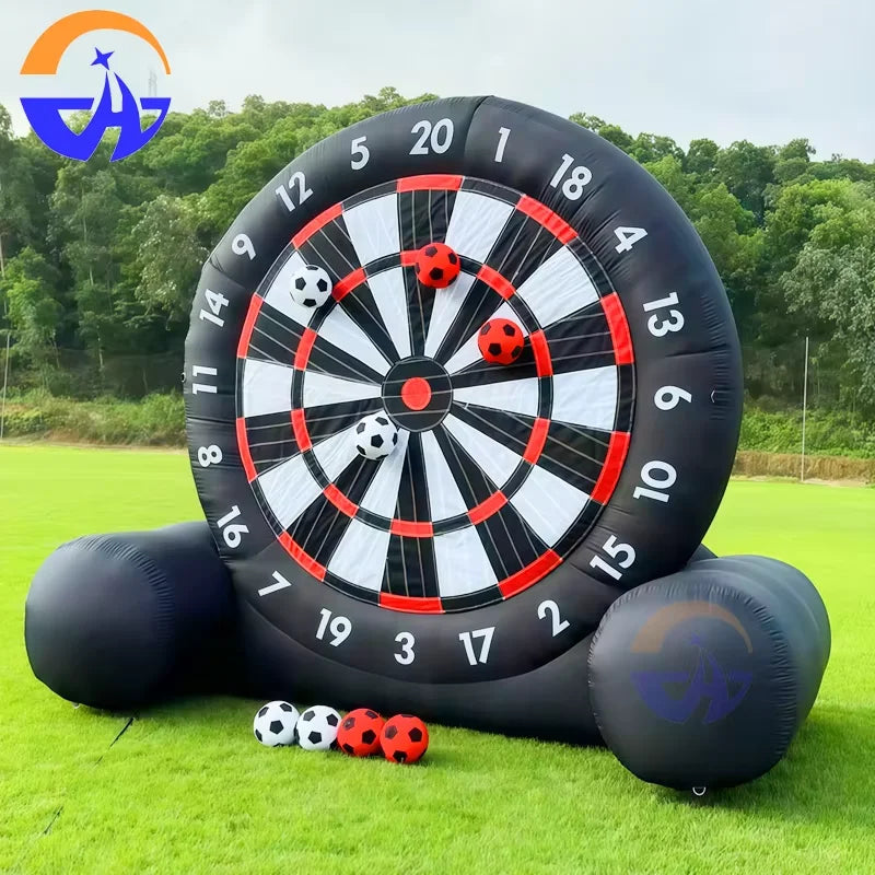 Inflatable Soccer Darts Board Game with Ball Oxford Inflatable Football Target Outdoor Dartboard for Kids And Adults