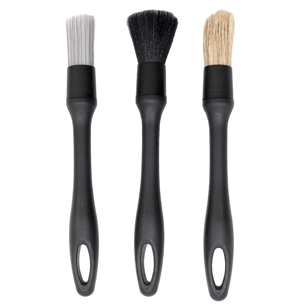 Auto Wheel Rim Brush Soft Bristle Long Car Tire Detailing Washing Tool for Exhaust Tips Engine Vehicle Motorcycle Truck SUV RV