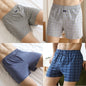 1/2/3/4PCS Plus Size M-XXXL Cotton Aro Pants Men's Underwear Flat Pants Skin Friendly Comfortable Loose Home Large Waistband