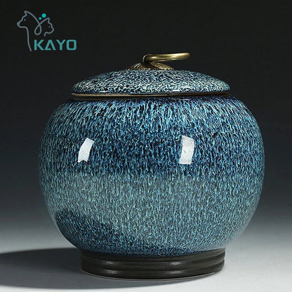 Cremation Urns for Human Ashes Pet Cat dog rabbit Place Funeral Small Animal Ceramic Urn coffin box keepsake