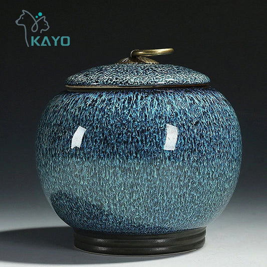 Cremation Urns for Human Ashes Pet Cat dog rabbit Place Funeral Small Animal Ceramic Urn coffin box keepsake