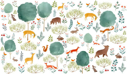 custom Animal floral American wallpaper for children's room Nordic boys and girls bedroom warm Milu deer wall paper wall cloth