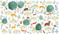 custom Animal floral American wallpaper for children's room Nordic boys and girls bedroom warm Milu deer wall paper wall cloth