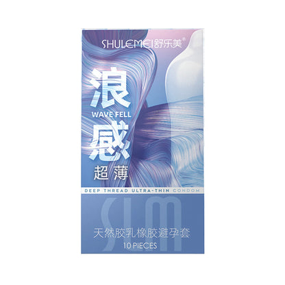Unusual thin Condoms for couple Women G-spot Stimulation condom with mustache spike sleeve presentations Adult sex products