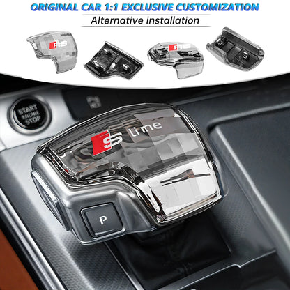 Car Crystal Gear Head Shift Head Transmission Handle Cover For Audi S4 S5 Q5l Sq5 Rs4 Q7 Rs5 A5 Rs7 A6 Rs6 Sq8 A4/a4l Sline RS
