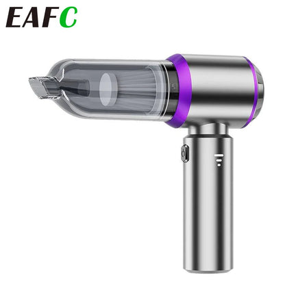 EAFC Mini Car Vacuum Cleaner 20000Pa Cordless Powerful Portable 6000mah Car Vacuum Cleaner for Home Handheld Blower Car Cleaner