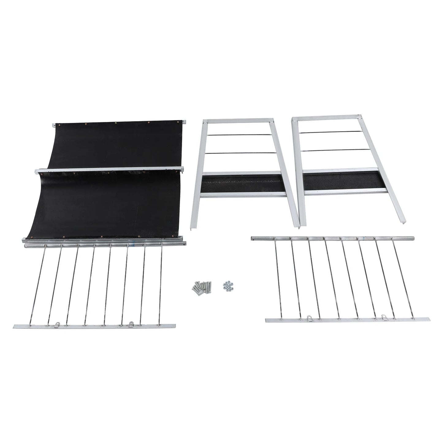 Iron, Steel Large Feed Trough Goat Feeders Standing Trough Bucket for Large Animals Sides Horse Hog Pig Livestock Poultry Feeder