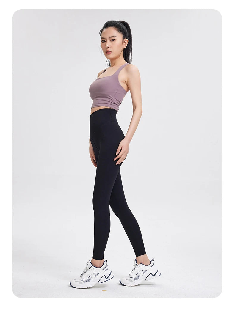 BIVIGAOS High-Quality Summer Sunscreen Shark Leggings Women Ultra-Thin High Elastic Nude Feeling Seamless Sport Fitness Leggings