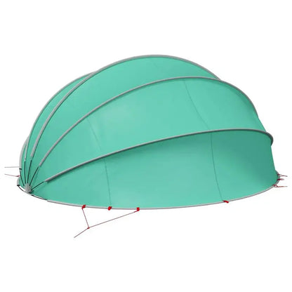 Blue Pool Dome 18×17×8.2 FT, Foldable Backyard Swimming Pool Shelter with UV-Resistant Cover, Summer Cooling & Water Protection for Garden