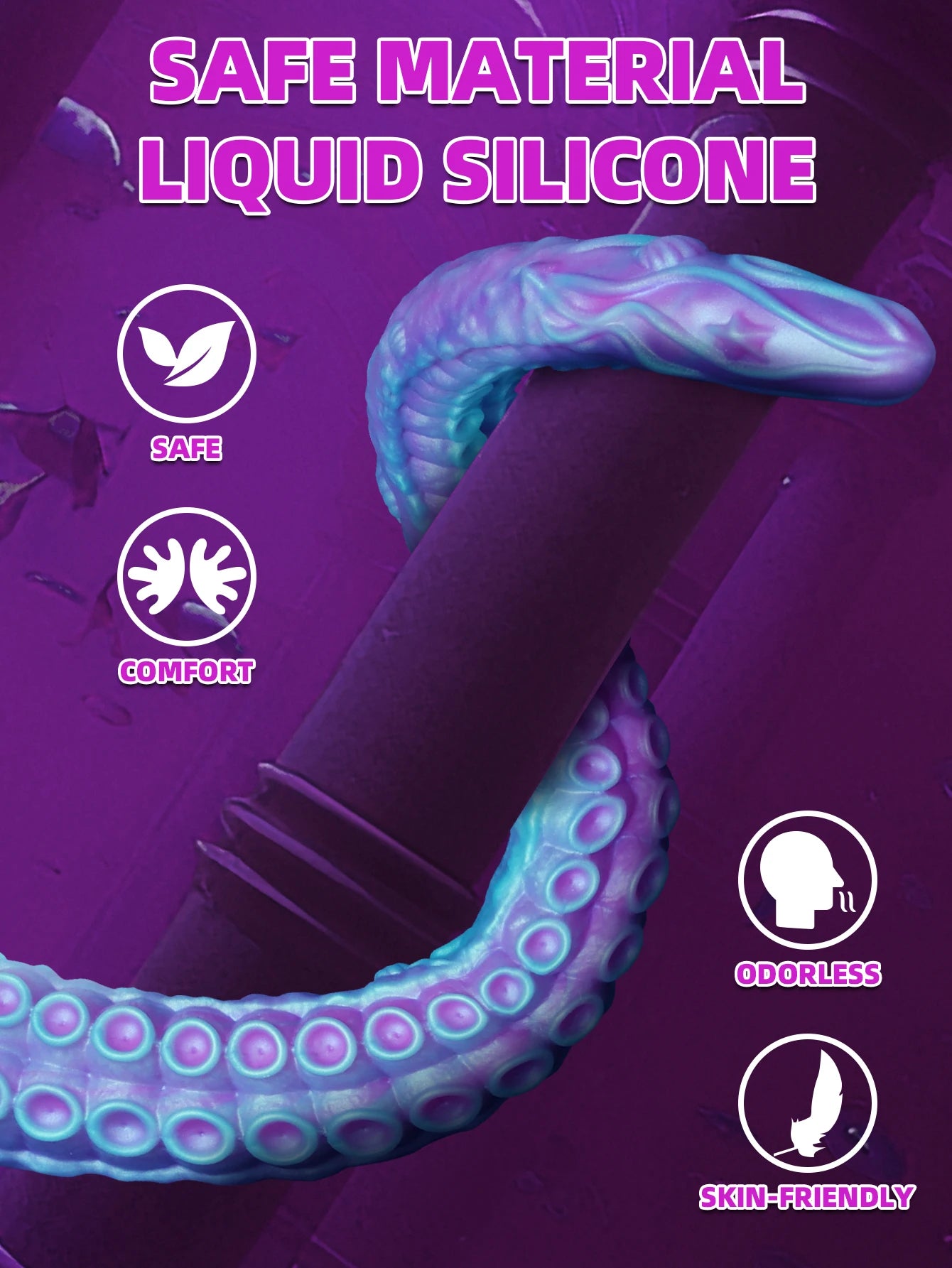 Long Anal Butt Plug Sex Toys Monster Dildo Octopus Tentacle Huge Silicone Dick Sex Adult Soft Dildo Female Masturbator