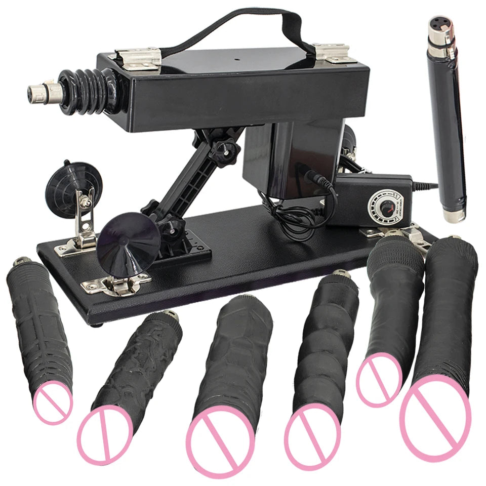 FREDORCH Upgraded Sex Machine for Women with Dildos Automatic Masturbation Machine Pump Gun Love Machine Couple Sex Toys