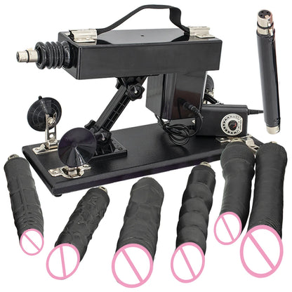 FREDORCH Upgraded Sex Machine for Women with Dildos Automatic Masturbation Machine Pump Gun Love Machine Couple Sex Toys
