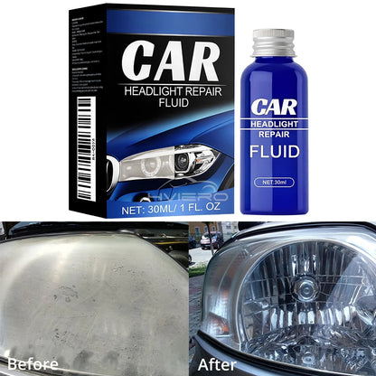 Car Headlight Scratch Repair fog Remover 10/30/50ml Light Cleaner Automotive Restoration Kit Polishing Cleaning Maintenance tool