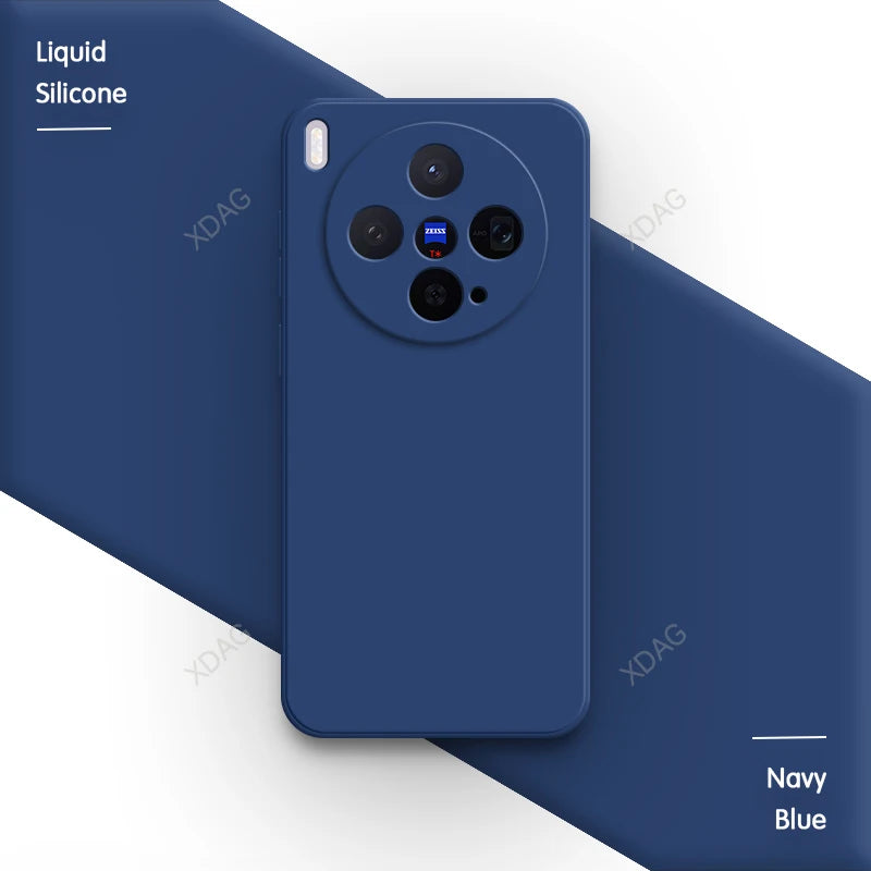 Soft Silicone Classic Case for VIVO X300 5G X300 Pro 5G Original Square Liquid Camera Protection High Qualtiy X300Pro Back Cover