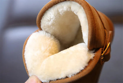 Fashion Children Casual Shoes Girls Boys Cotton Snow Boots Warm Kids Boots Boy Winter Cotton Shoes Sneakers ботинки мартин