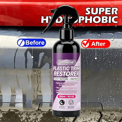Plastic Restorer Back To Black Gloss Car Cleaning Products Auto Polish Coating Car Detailing Renovator Shiny And Darker！