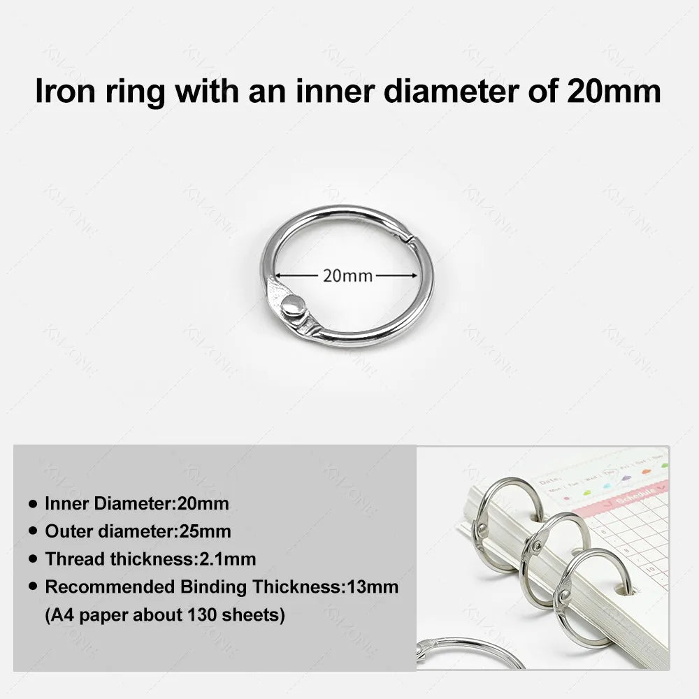 A4 Laminator Accessories 50pcs Laminating Film Pouch Lightweight Paper Cutter Binder Ring,Hole Corner Puncher, for Photo/File