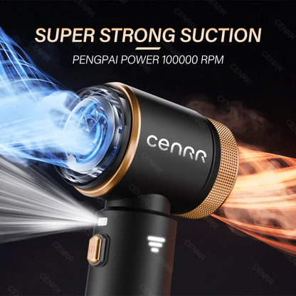 CENRR 2026 Car Vacuum Cleaner Mini 998000PA Cordless Powerful for Home Handheld Blower Car Cleaner Portable Car Vacuum Cleaner