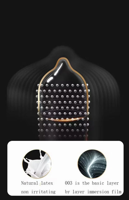 10pcs 9x PERSONAGE Extra Thick Ejaculation Dotted Condoms Physical Delay Smooth Lubrication Intimate Sex Toys Adult Goods
