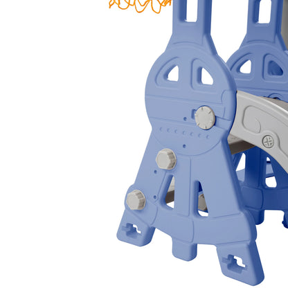 Rosahqnda 4-in-1 Children slide Indoor & Outdoor Outdoor Outdoor Playground for Toddlers Swing 1-6 Years
