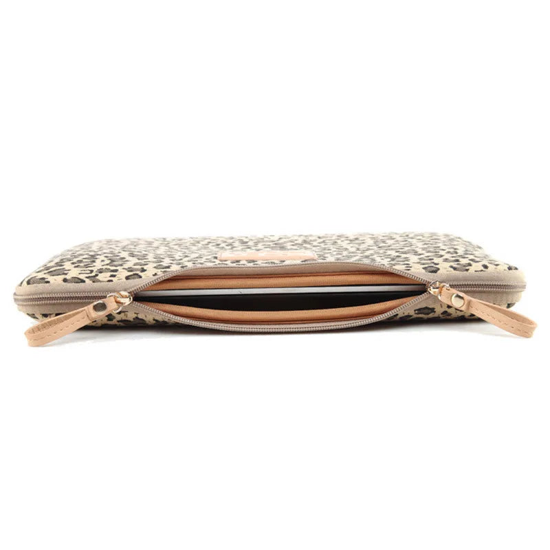 Fashionable classic charm leopard print notebook inner bag iPad/11/13/14 inch 15.6-inch computer bag for men and women
