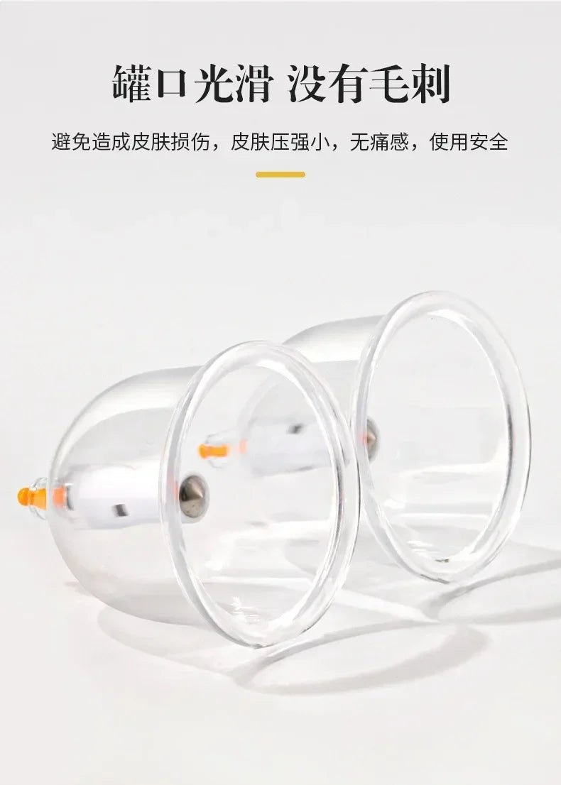 24Pcs Cupping Relax Set Multiple Sizes of Vacuum Cups with Hand Pump and Detailed Cupping Manual Massage Cupping Set for Massage