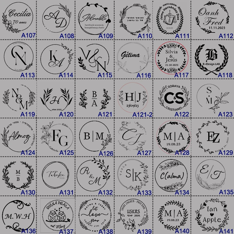 Wedding Embosser Stamp LOGO Custom Personalized Embossing Seal Customization for Letter Head Wedding Envelope Graduation Decora