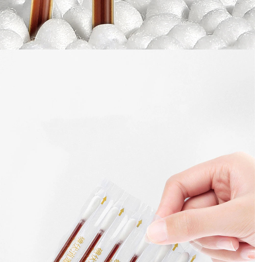 Disposable Iodophor Alcohol Disinfection Cotton Swabs for Disinfect Wounds and Clean Outdoor Survival Emergency Care Supplies