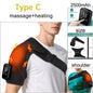 Electric Shoulder Heating Pad 3-Speed Vibration Muscle Relax Belt Thermal Massager Shoulder Neck Health Care Support Brace