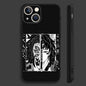 Cool K-Kokushibo Anime Phone Case For iPhone 16,15,14,13,12,11,Pro,Max,Plus,Mini,X,XS,XR,8,7,6,S,SE Soft Black Case