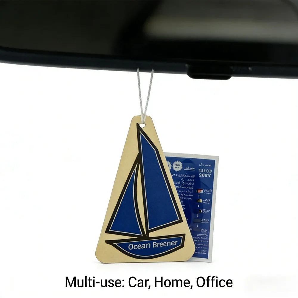 BAGUS 5-20pcs Smooth Sailing Scented Sheets Car Air Freshener for Long Lasting Freshness in Vehicle
